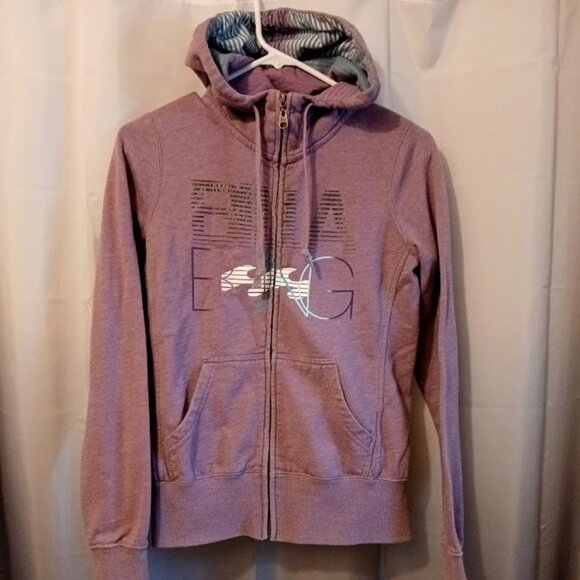 BILLABONG Hoodie Sweatshirt women S Lilac Purple Skater Beach Surf wear Classic - Picture 1 of 9